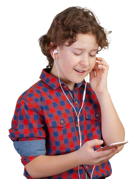 Kid Attracive é ouvir música com fones de ouvido