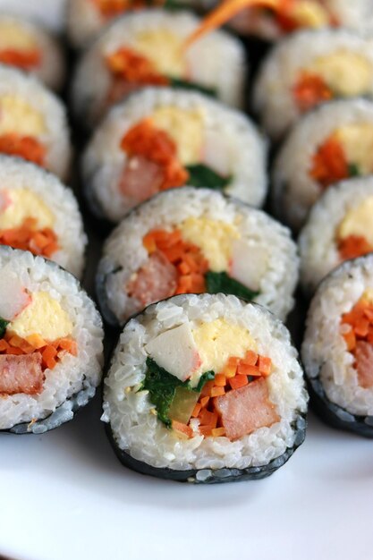 Kimbap gimbap casero