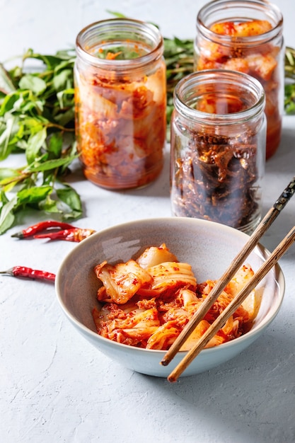 Kimchi de aperitivo coreano