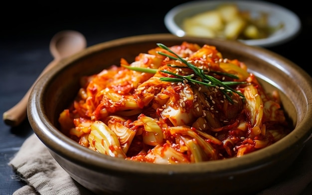 Kimchi prato coreano IA generativa