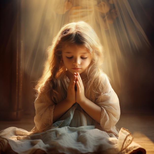 Kind betet