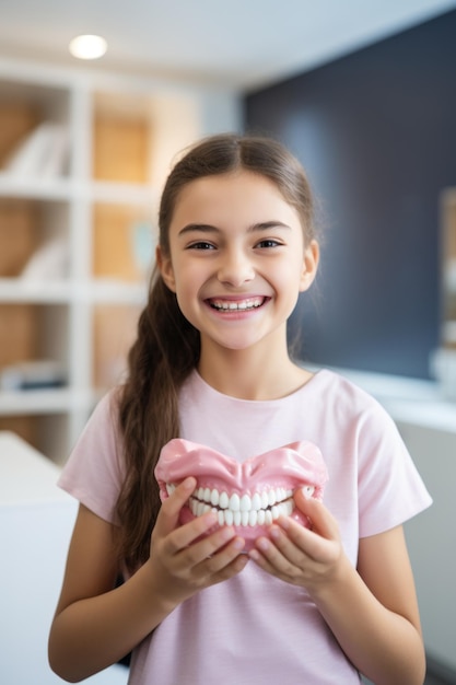 Kind in der Zahnarztpraxis Generative KI