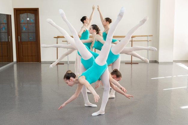 Kinder choreografieren in der Ballettschule