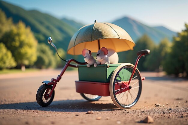 Kinder Dreirad Spielzeug Fahrrad Tapeten Hintergrund Kindheit Glückszeit Fotografie Werke