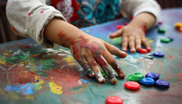 Foto kinderhandwerk