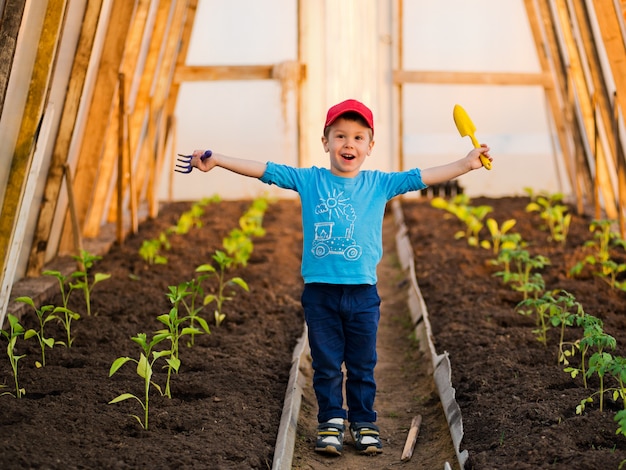 Kinderpflanzen im Garten