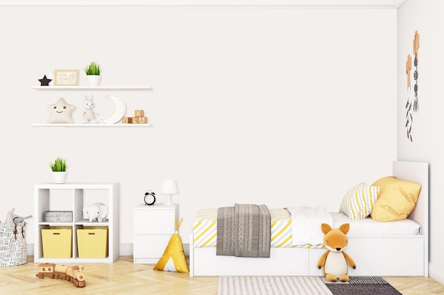 Kinderzimmermodell 3d rendern