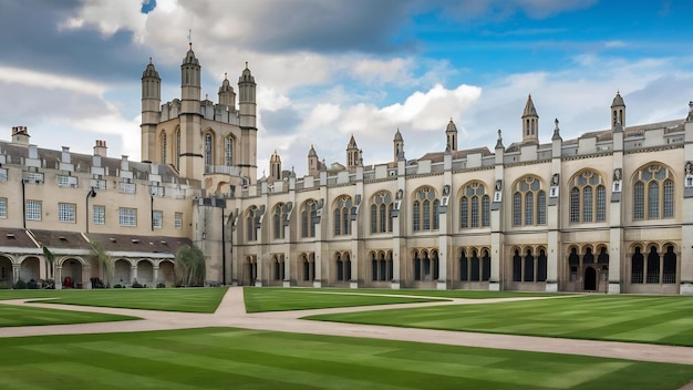 Foto el king's college fue fundado en 1446 por el rey enrique vi en cambridge, inglaterra.