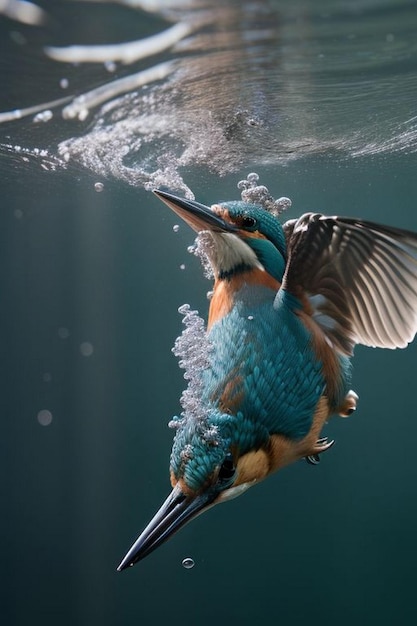 Kingfisher Alcedo ist hier.