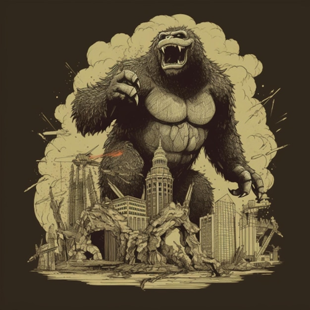 Foto kingkong ilustración 4