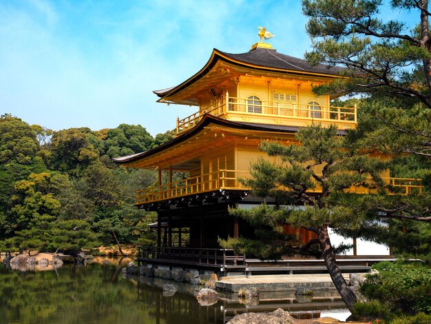 Kinkakuji Goldener Tempel Kyoto Japan