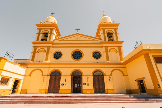 Kirche Del Rosario in der Stadt Cafayate in der Provinz Salta im Norden Argentiniens, 2. Februar 2024