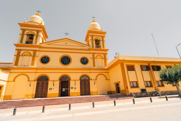 Kirche Del Rosario in der Stadt Cafayate in der Provinz Salta im Norden Argentiniens, 2. Februar 2024