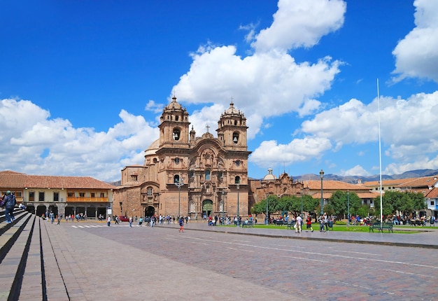 Kirche der Gesellschaft Jesu am Plaza de Armas in Cusco Peru