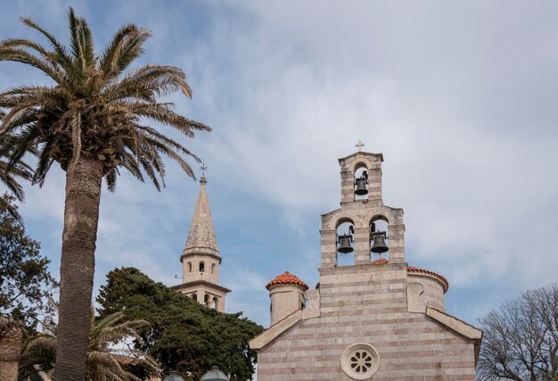 Kirche der Heiligen Dreifaltigkeit in der Altstadt von Budva Montenegro