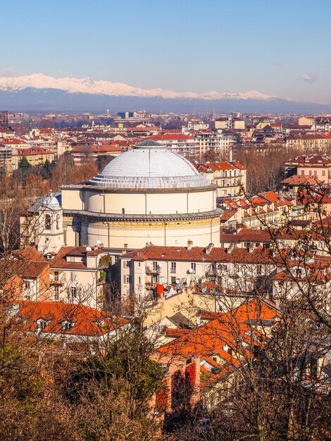 Kirche HDR Gran Madre Turin