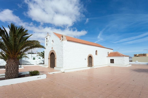 Kirche in der Stadt Tiscamanita, Fuerteventura, Kanarische Inseln, Spanien