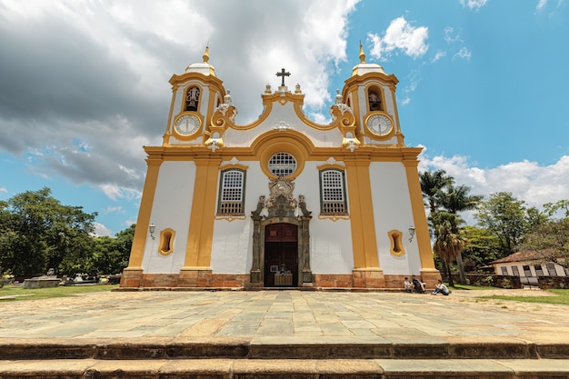 Kirche Matriz de Santo Antonio, Kolonialstadt Tiradentes, Bundesstaat Minas Gerais, Brasilien