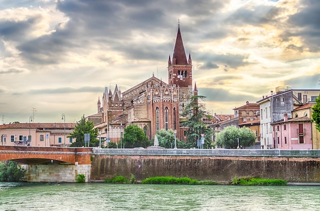 Kirche San Fermo Maggiore Verona Italien