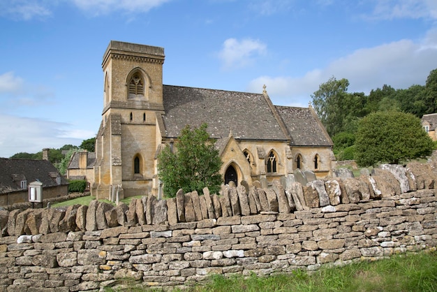 Kirche St. Barnabas Snowshill in Cotswolds, England, UK