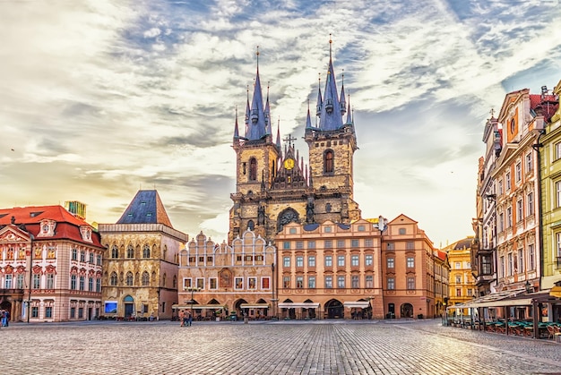 Kirche Unserer Lieben Frau vor Tyn in Prag keine Menschen