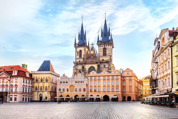 Kirche Unserer Lieben Frau vor Tyn in Prag keine Menschen