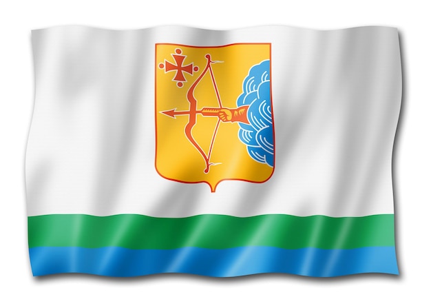 Kirov estado Oblast bandera Rusia