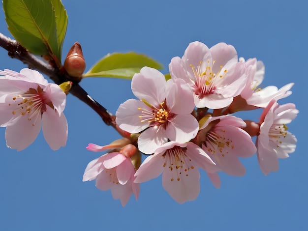 Kirschblüte im Frühlingshintergrund