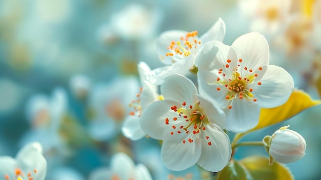 Kirschblüten-Blumendetail-Frühlingshintergrund