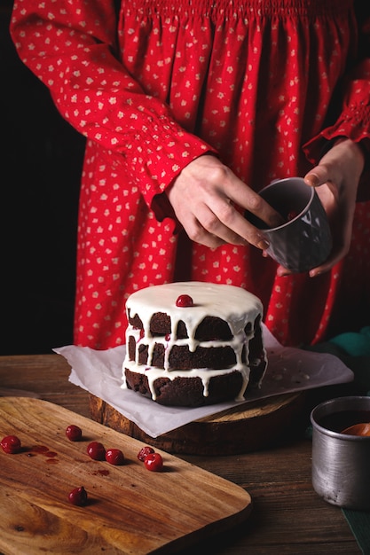 Kirschen auf dem Kuchen