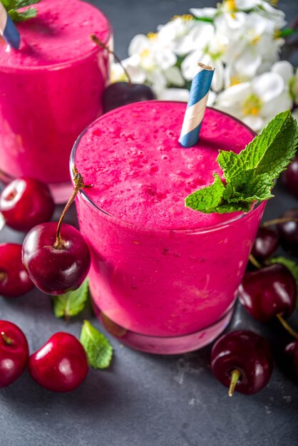 Kirschfrucht-Smoothie