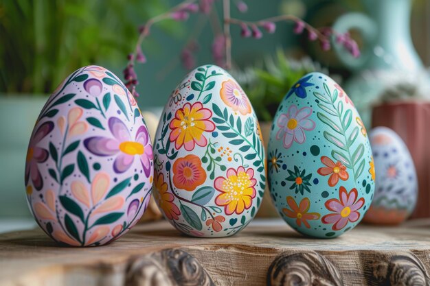 Foto kit de artesanía diy para huevos pintados el día de pascua el 31 de marzo de 2024