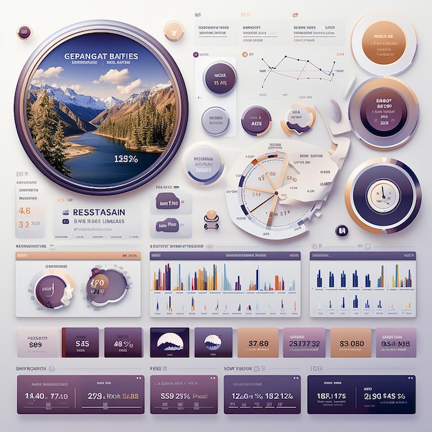 Kit de diseño neumórfico ux único