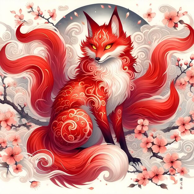 Foto kitsune en la imagen artística 49