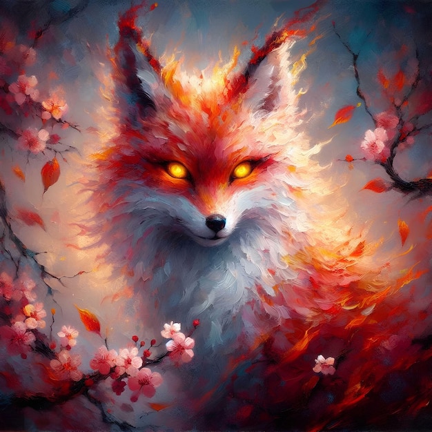 Foto kitsune en la imagen artística 51