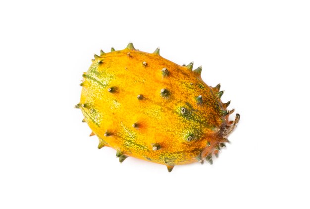 Kiwano Cucumis Metuliferus Hortalizas Exóticas Fruta Naranja Tropical