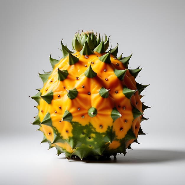 Kiwano en un fondo blanco