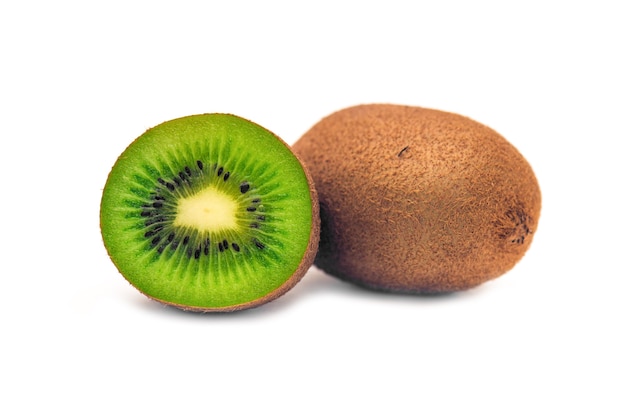 Kiwi auf weiß