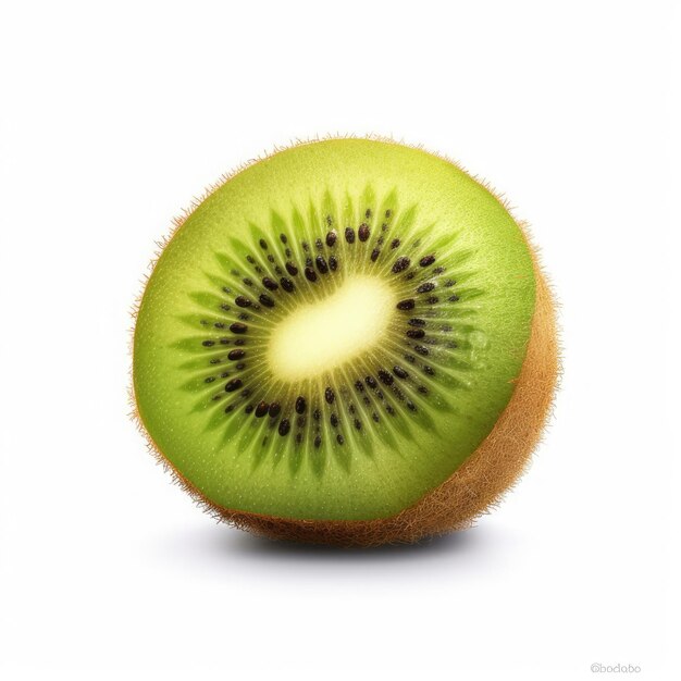 Kiwi auf weißem Hintergrund