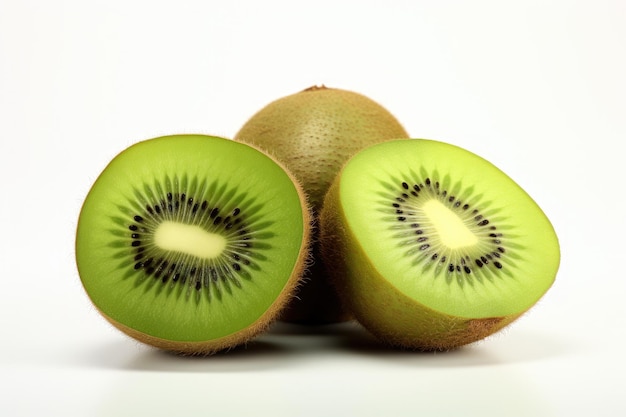 Kiwi auf weißem Hintergrund