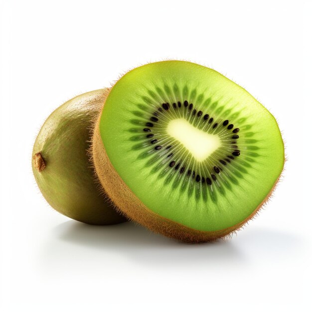 Kiwi em fundo branco