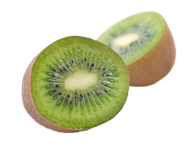 Kiwi em um fundo branco