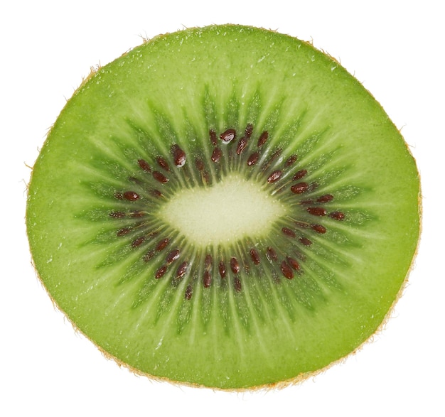 Kiwi getrennt auf weißem Hintergrund