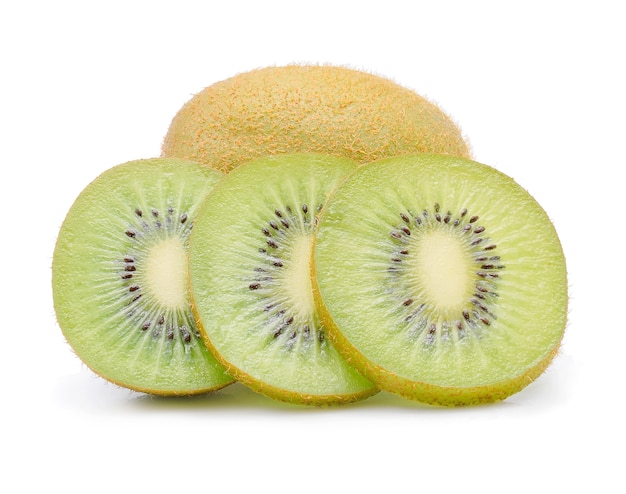 Kiwi isolado no branco