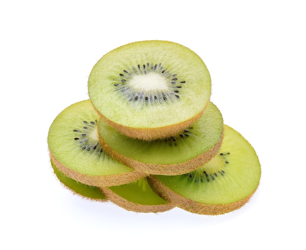 Kiwi isoliert auf weißem Hintergrund