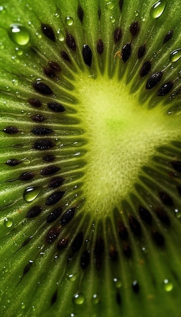 Kiwi-Scheiben-Textur-Makrofoto