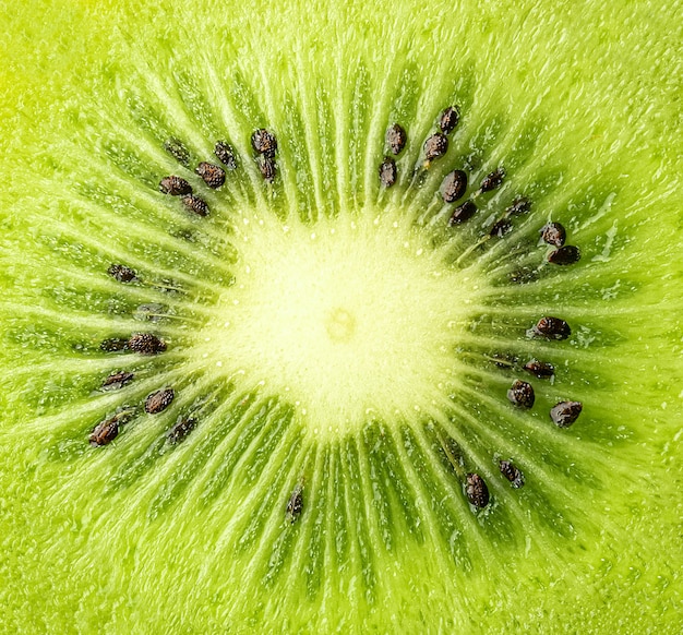 Foto kiwi slice textur nahaufnahme