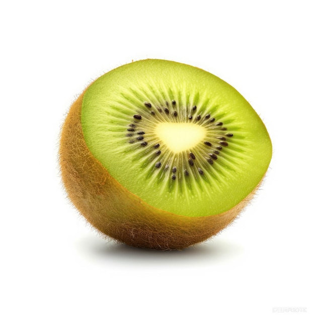 kiwi sobre fondo blanco