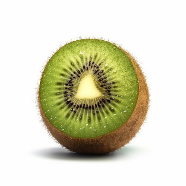 kiwi sobre fondo blanco