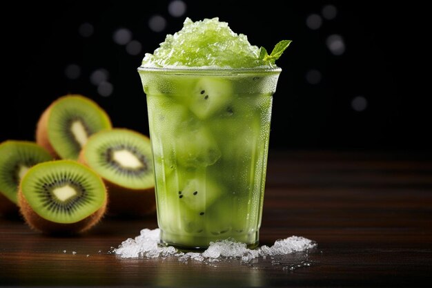 Kiwi Tropical Fantasy Succulento Refresco Fotografia de imagens de kiwi